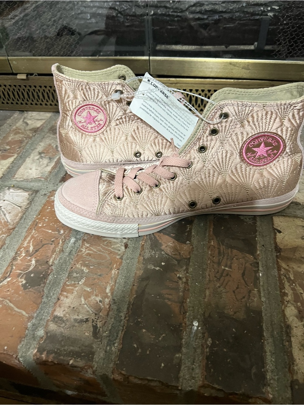 Converse CT Limited Quilted Hi-Top Chuck Taylor Pink/Cream Women